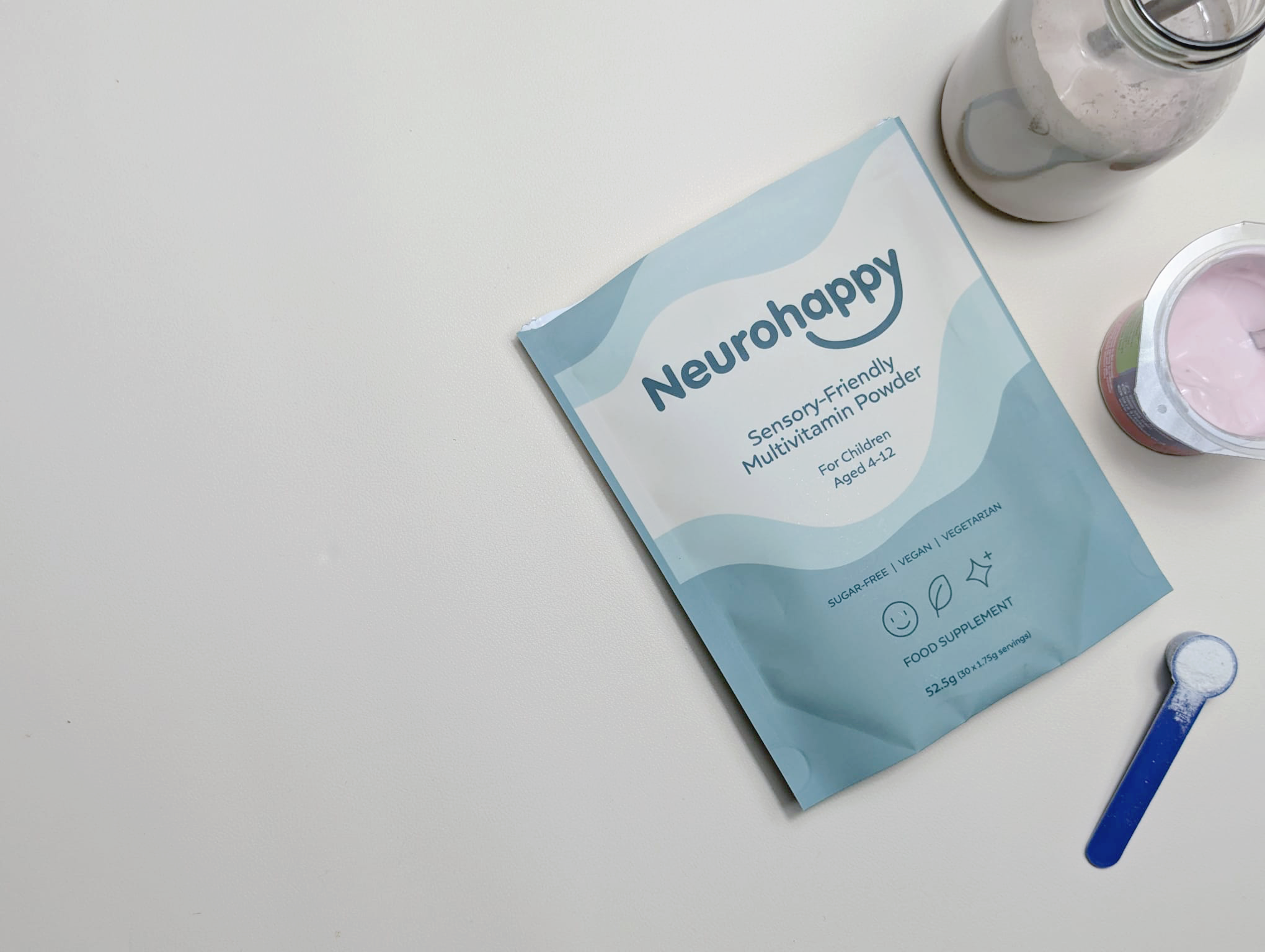 Photo of Neurohappy with yoghurt and chocolate milk